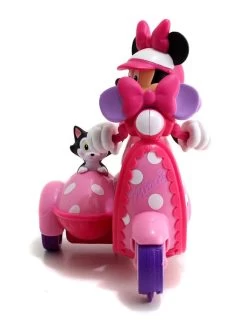 Disney -Disney disney minnie mouse afstandsbestuurbare auto minnie scooter lichtroze vanaf 3 jaar 1
